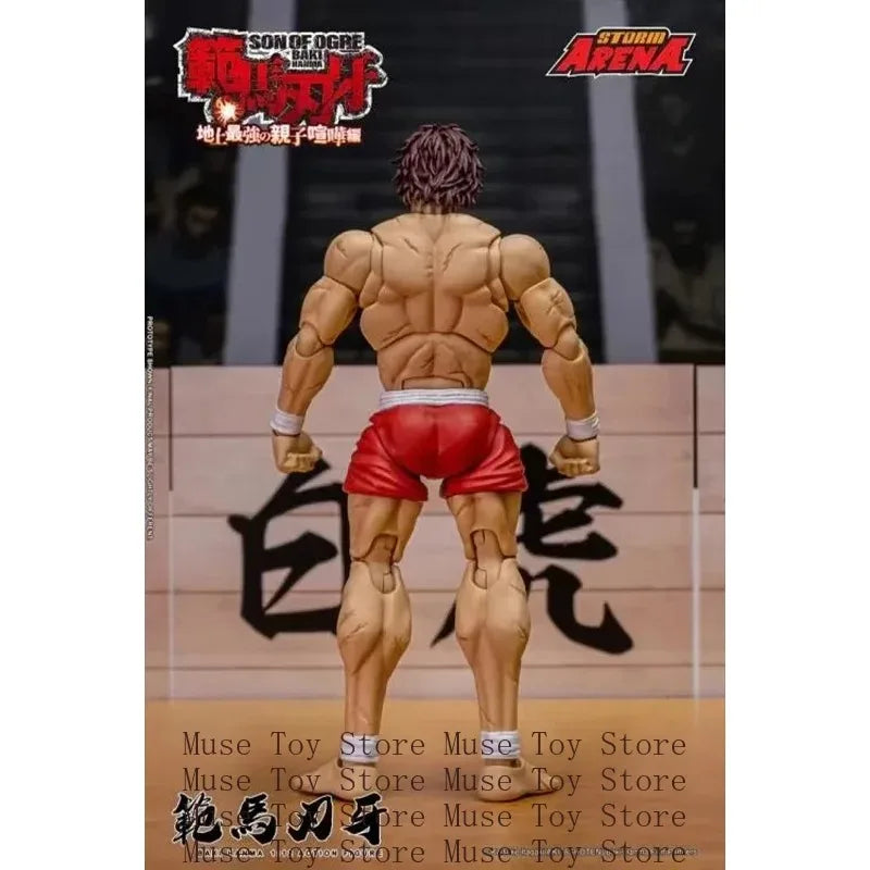 2025 Q3 Storm Toys BHSA01 1/12 Hanma Baki Double Head Action Figure Mini Soldier Figurine Model Full Set Collectible Toy