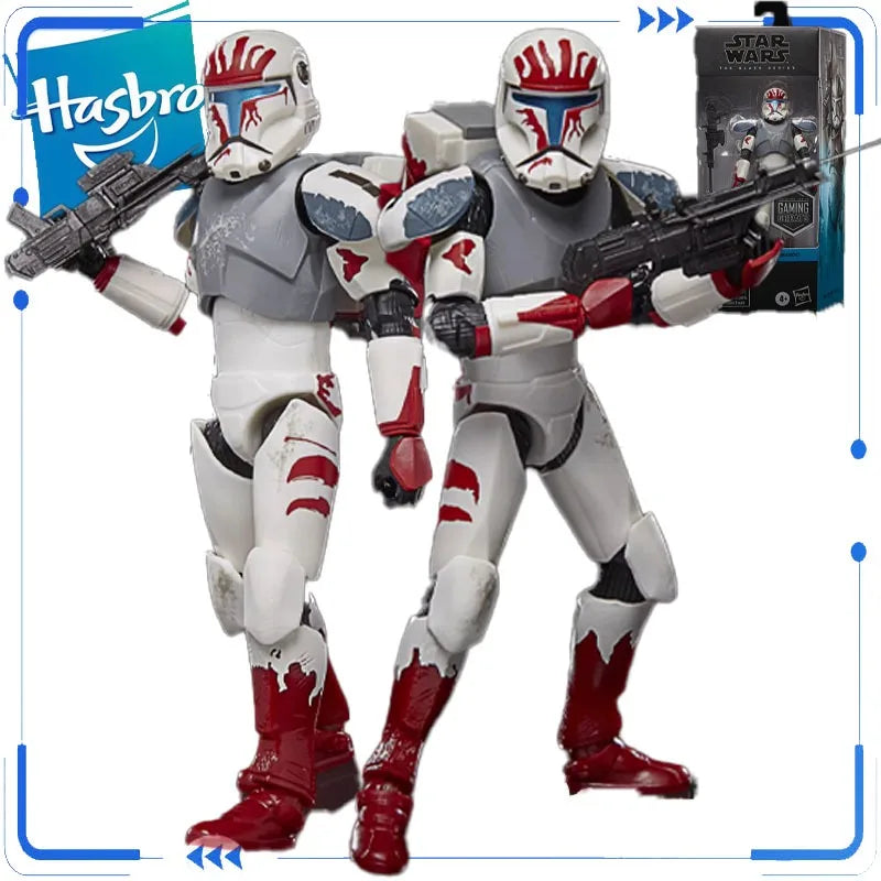 Genuine Hasbro Star Wars RC-1207 Sev Clone Commander Black Series 6-Inch Exclusive Assemble Toy for Boys Girls Kids Gift Model
