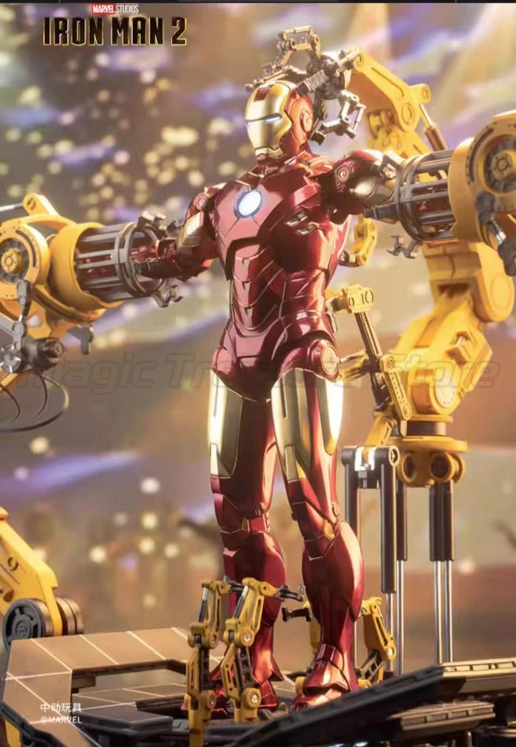 【MT】ZD TOYS Marvel MK4 MARKIVSUIT-UP GANTRY 1OTH-ANIVERSARYSERIES 1/10 Action Figure Toy Collection