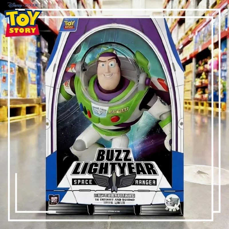 In Stock Disney Toy Story Buzz Lightyear Action Figure 17 Joints Movable Collectible Assembled Model Toys Ornament Fans Gifts