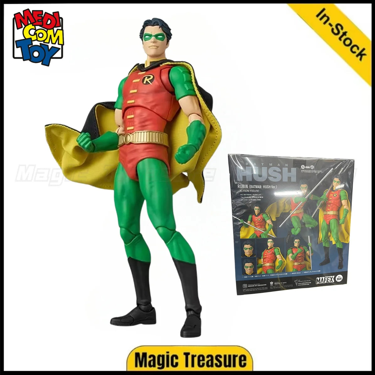【In Stock】 Medicom Toy DC No.264 MAFEX ROBIN (BATMAN: HUSH Ver.) Action Figure Model Toy