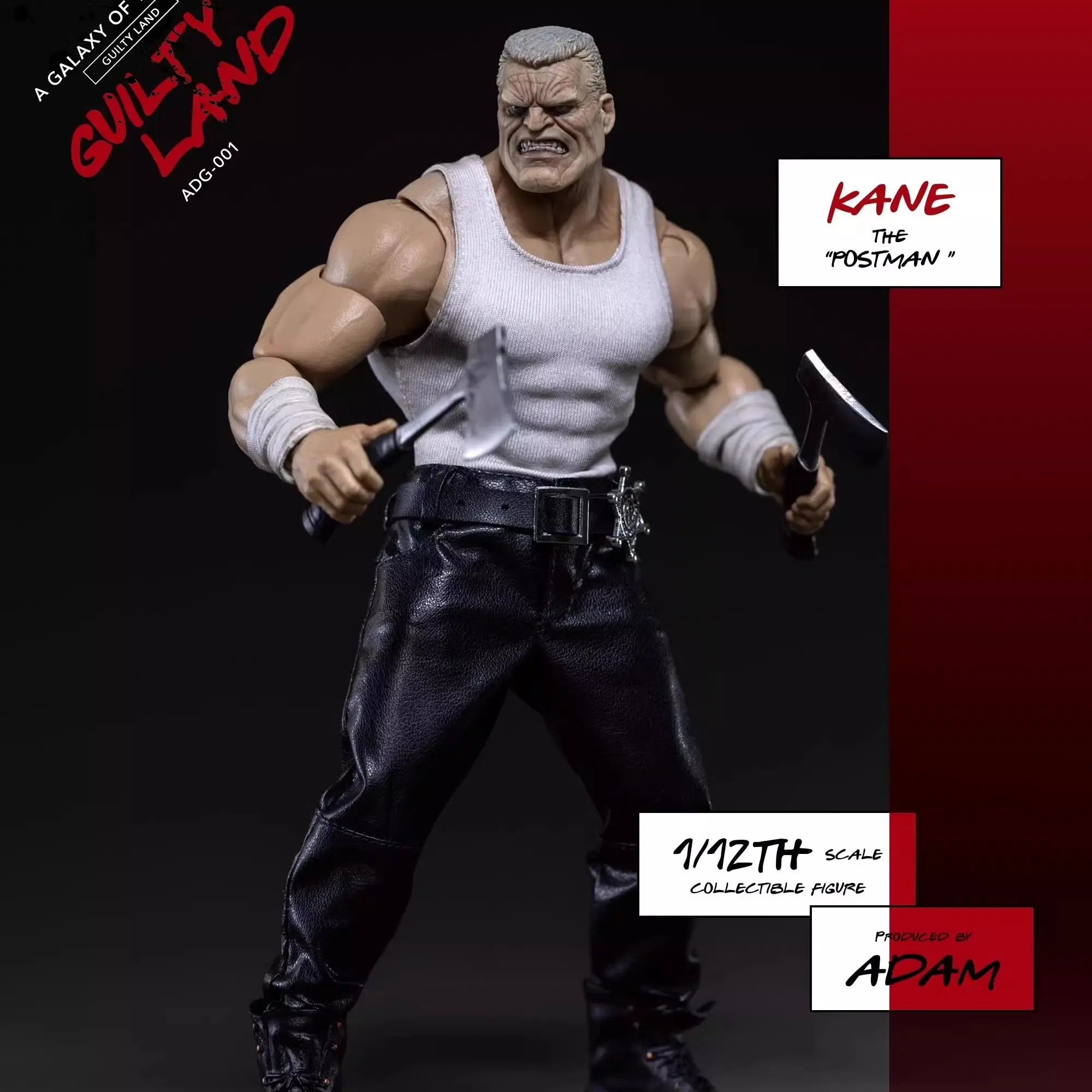In Stock Original Muff Toys ADAM ADG-001 Guilty Land Postman Kane 1/12th Scale Action Figure Collectible Model Toy Figures