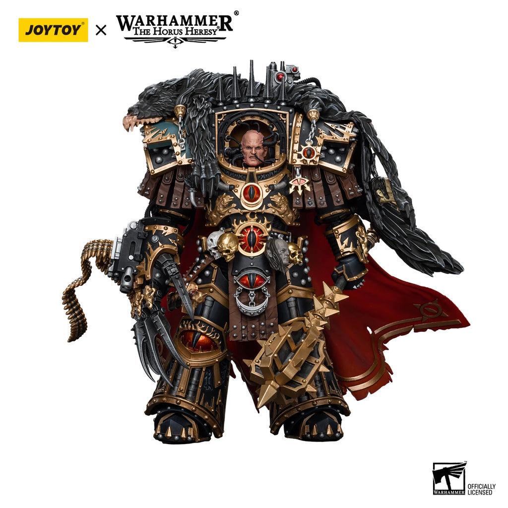 JOYTOY Warhammer 40k 1/18 Action Figures Anime 20.2cm Sons of Horus Warmaster Horus Primarch of the XVIth Legion Model Toys