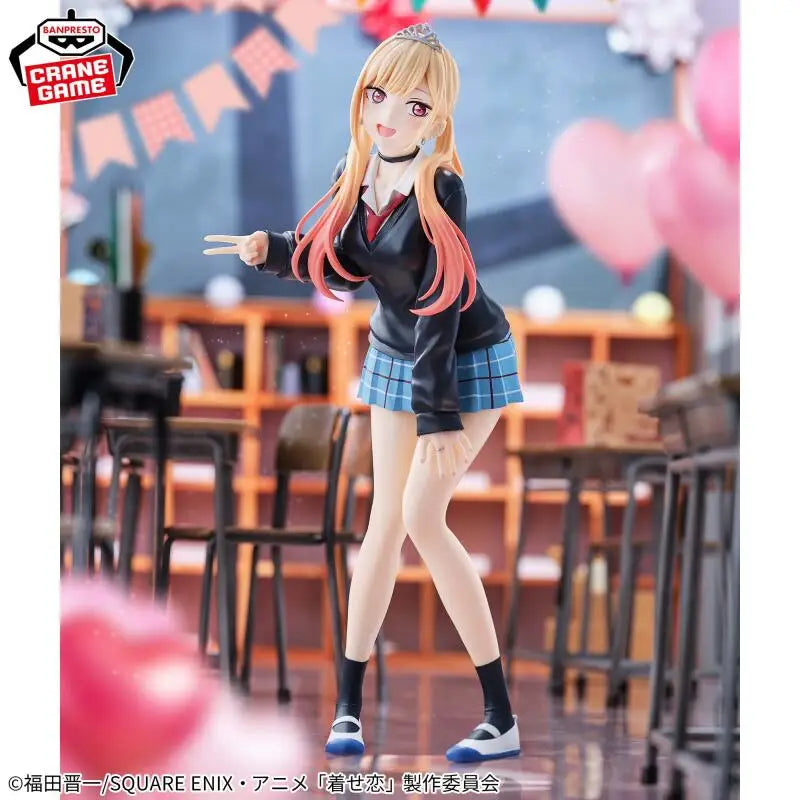 Original Bandai My Dress-Up Darling Season 2 Glitter&glamours Marin Kitakawa Bunkasai Ver Anime Action Figures Model Ornaments