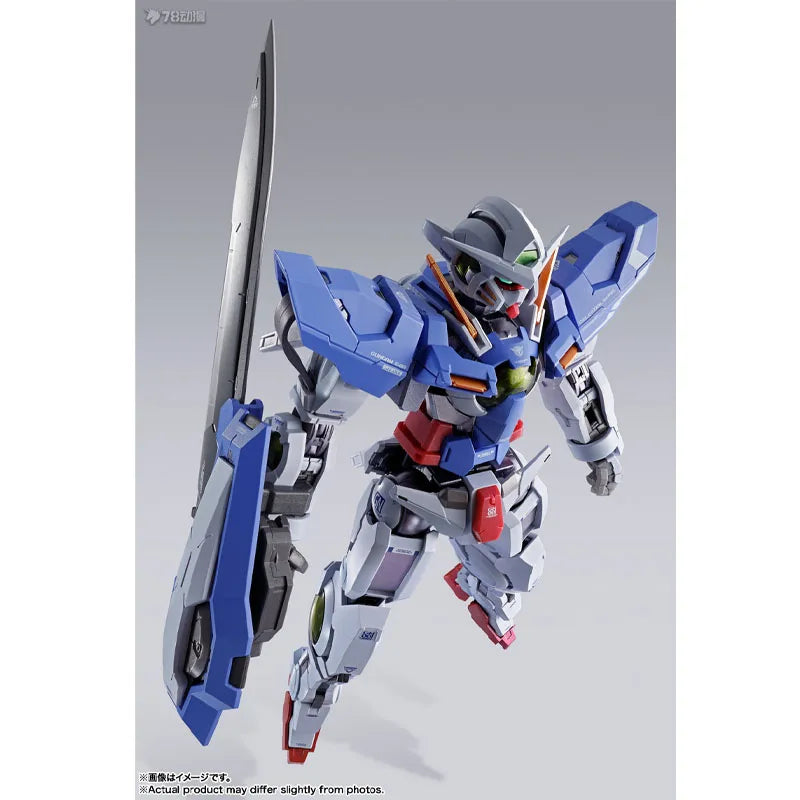 Bandai Original Mobile Gundam METAL BUILD GUNDAM EXIA METAL BUILD 180mm Anime Action Figures Toys for Boys Gift Model Ornaments