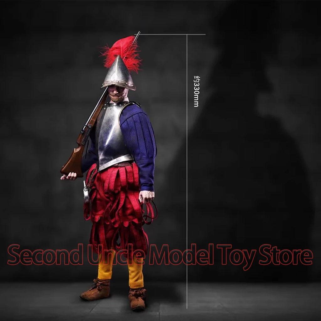 COOMODEL SE138 SE139 1/6 Empire Series-Spanish Conquistador Musket Infantry Commander Action Figure Toy Gift