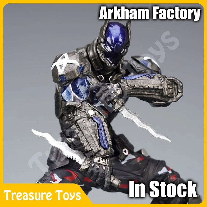 In Stock Arkham Factory Batman Figure Amazing Yamaguchi Arkham Knight Batman Anime Action Figure Model Toys Collection Gifts