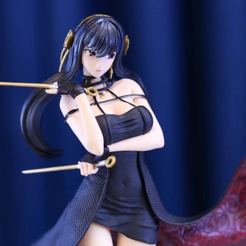 30cm Anime Spy Family Princess Thorn Yor Forger Action Figure Cute Cartoon Beautiful Girl Model Desktop Decoration Boy Toys Gift