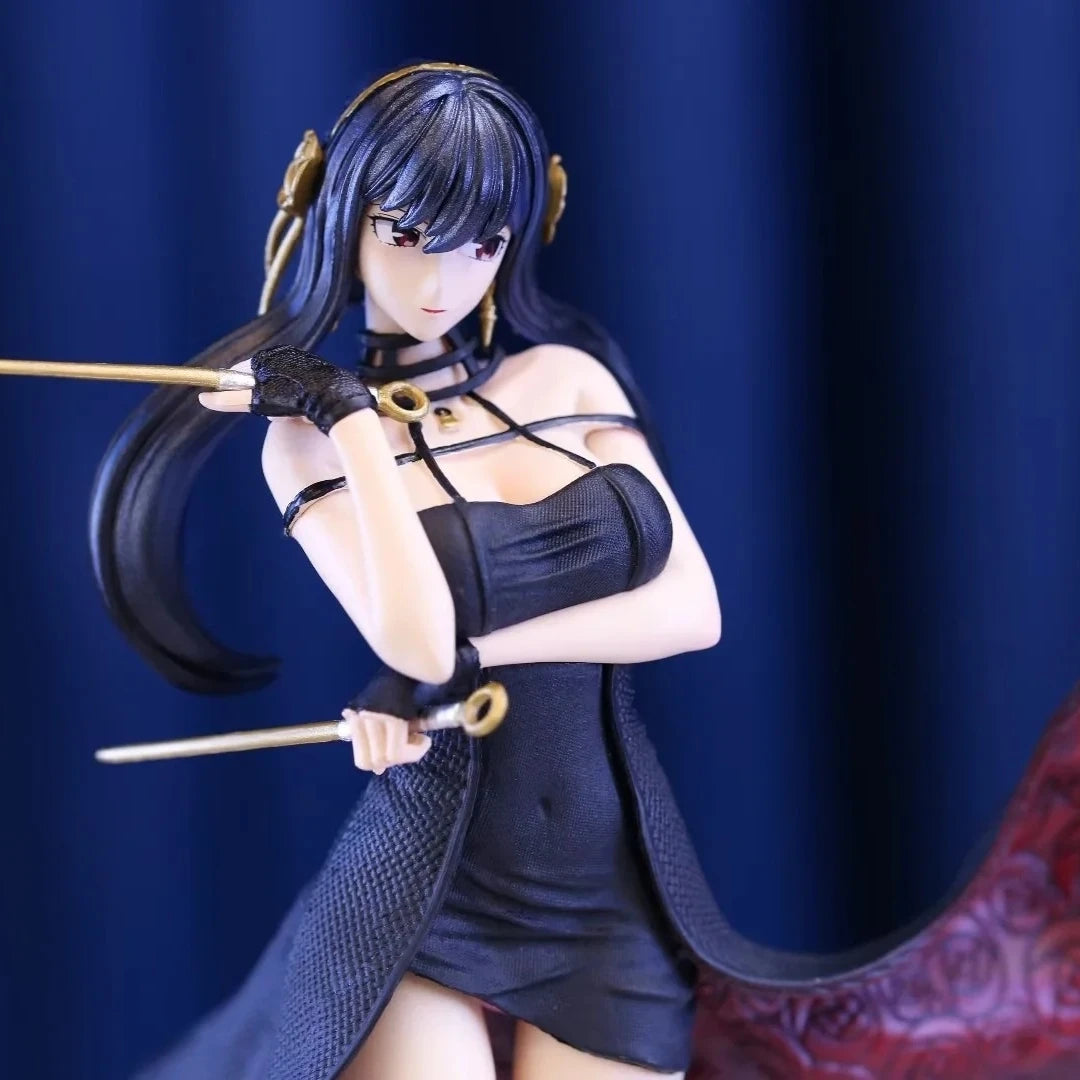 30cm Anime Spy Family Princess Thorn Yor Forger Action Figure Cute Cartoon Beautiful Girl Model Desktop Decoration Boy Toys Gift