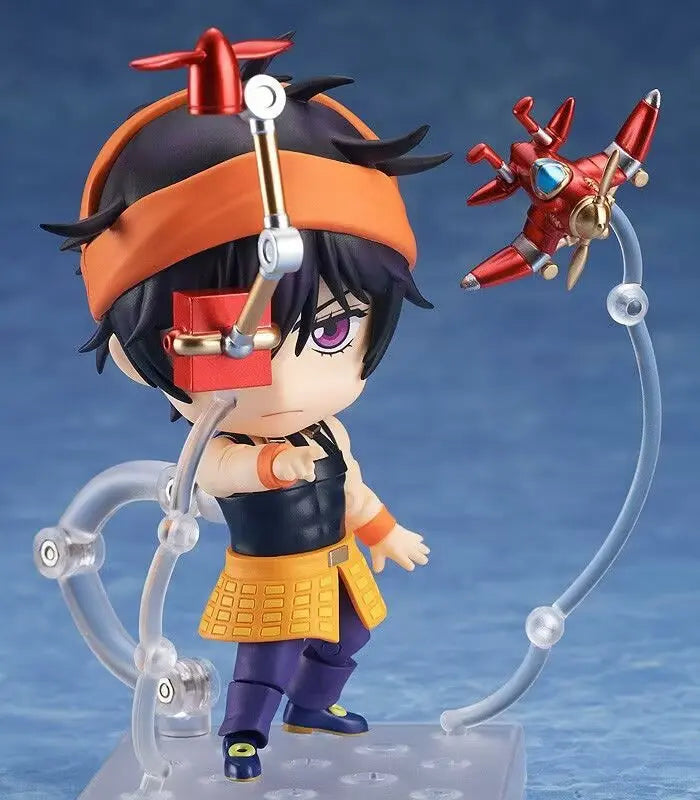 New 10CM Anime JoJo's Bizarre Adventure Ghirga Fugo Q Version Joint replaceable Action Figures PVC Model Desk Decor Toy Gifts