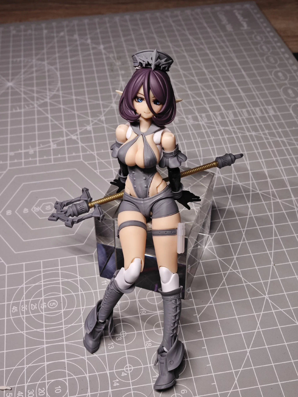 【No Figure】Handmade 1/12 Mecha Girl Chinese Mage Conversion Parts For 6inch Kotobukiya Gunner Knight  Action Figure Toys ﻿