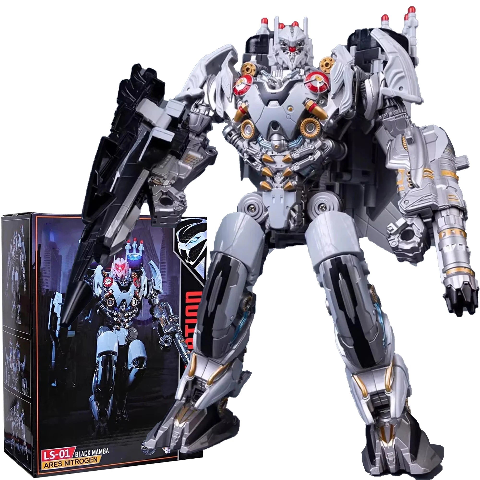Transformation Robot Action Figure BMB LS01 Nitro Zeus F15 Fighter Jet Toy Collectible Children Gift