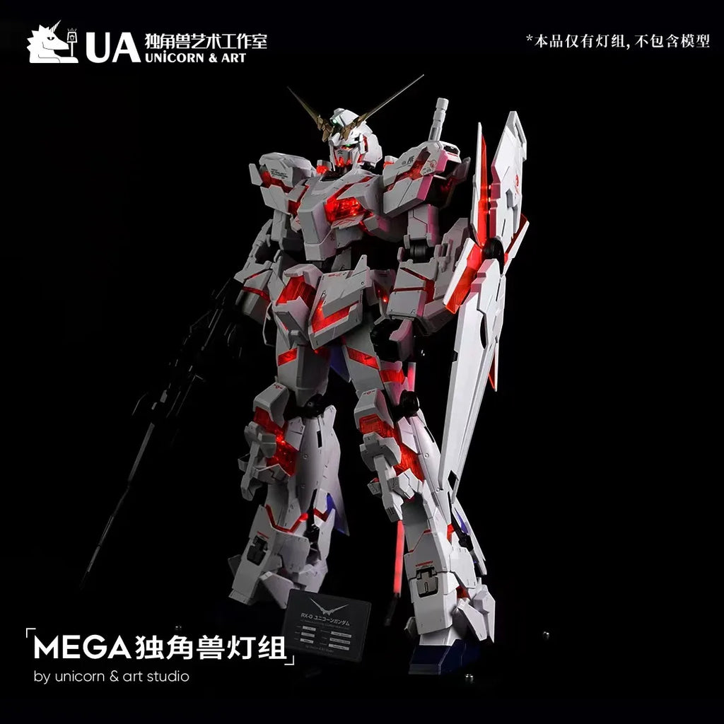 In Stock MEGA Unicorn Lamp Set UA Produced Ground Surface Strongest Applicable To Bandai Big Class 1/48 Model Cool Light Set Toy