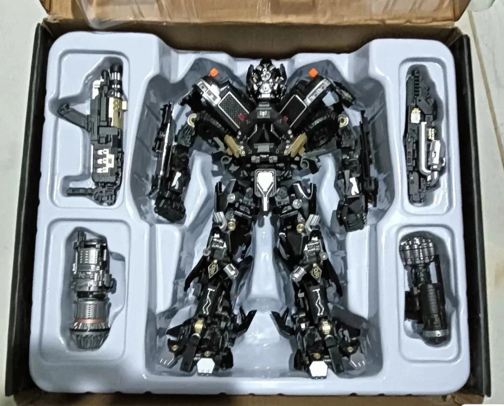 In Stock  Transformer Ironhide 2.0 MPM06 Black Apple Alloy Version Action Figure - 25cm Oversized Collectible Robot with Weapons