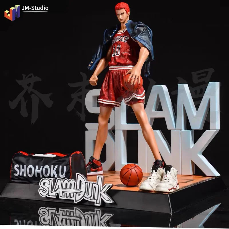 33CM anime SLAM DUNK  Sakuragi Hanamichi Action Figures Anime Pvc Model Statue Collectible Toy Decoration Doll Children Gifts