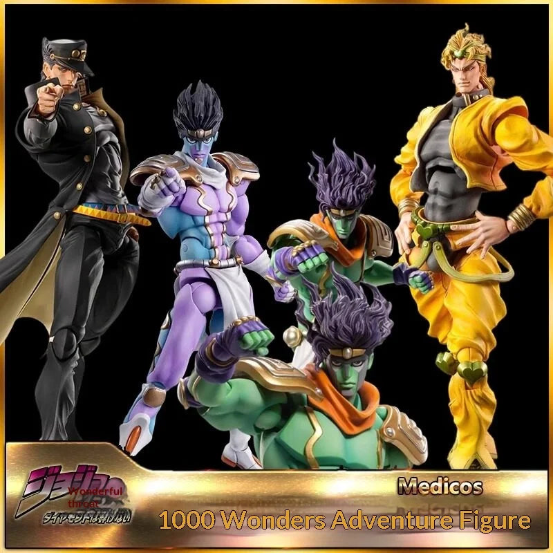 Medicos Jojos Bizarre Adventure Action Figure Jotaro Kujo Star Platinum Dio Brando Anime Model Home Decor Birthday Gift For Boys