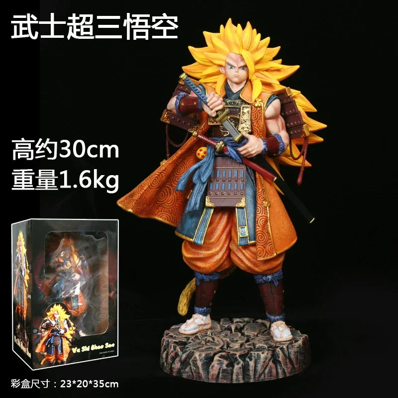 Нова 30 см Dragon Ball Аниме Фигурка Самурай Сон Гохан Гоку Броукбек Фигурка Супер Саян Модел Статуя Декорация Играчка Рожден Ден