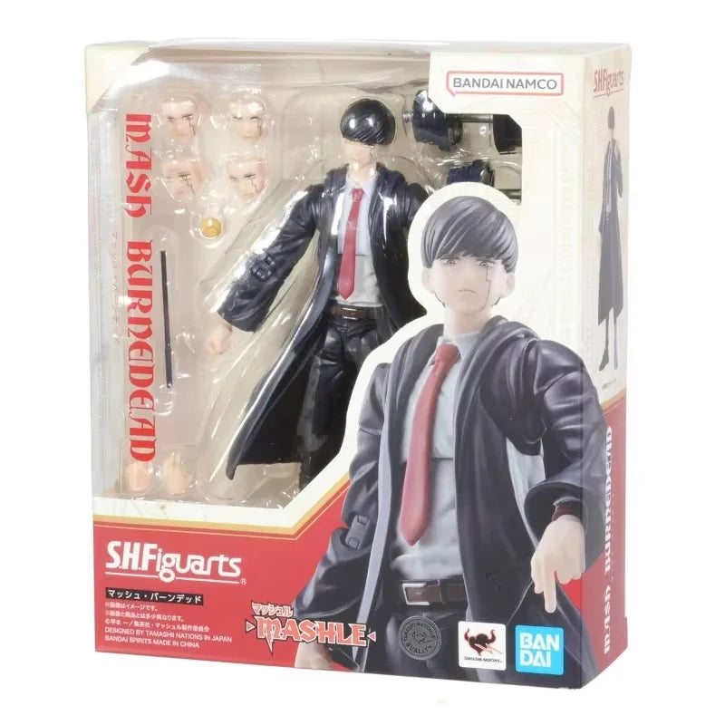 In Stock Bandai S.H.Figuarts SHF Dot Barrett MASH BURNEDEAD LANCE CROWN Anime Action Figures Toys Model Collection
