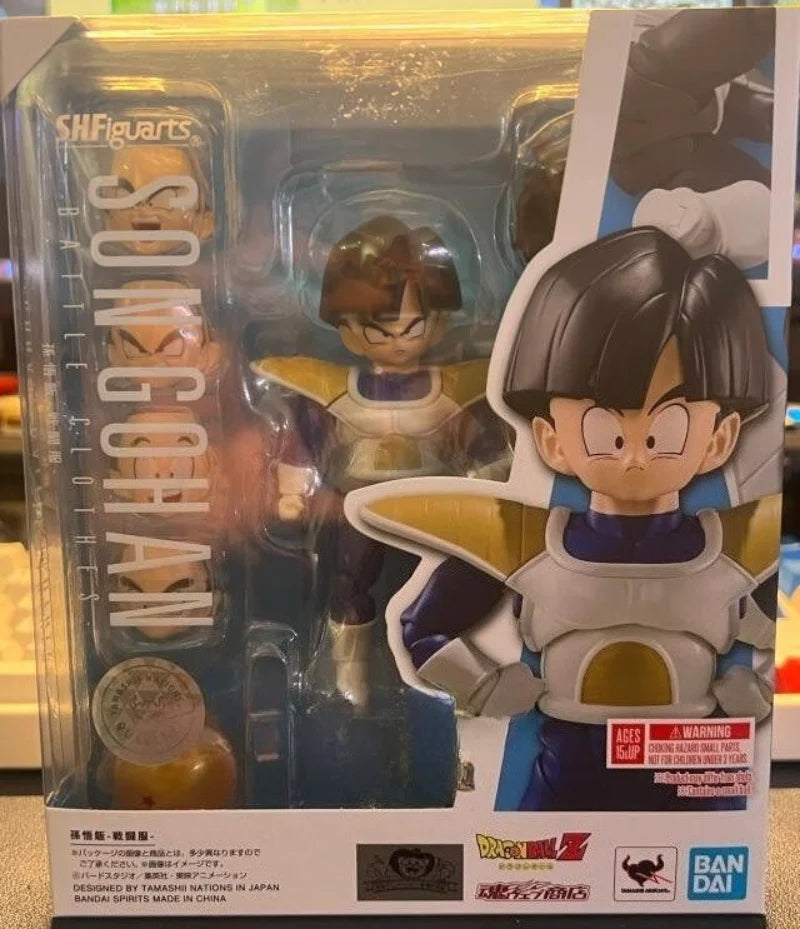 Bandai Tamashii Nations Limited SHF Dragon Ball Namek Battle Suit Gohan Action Figure Collectible in Stock