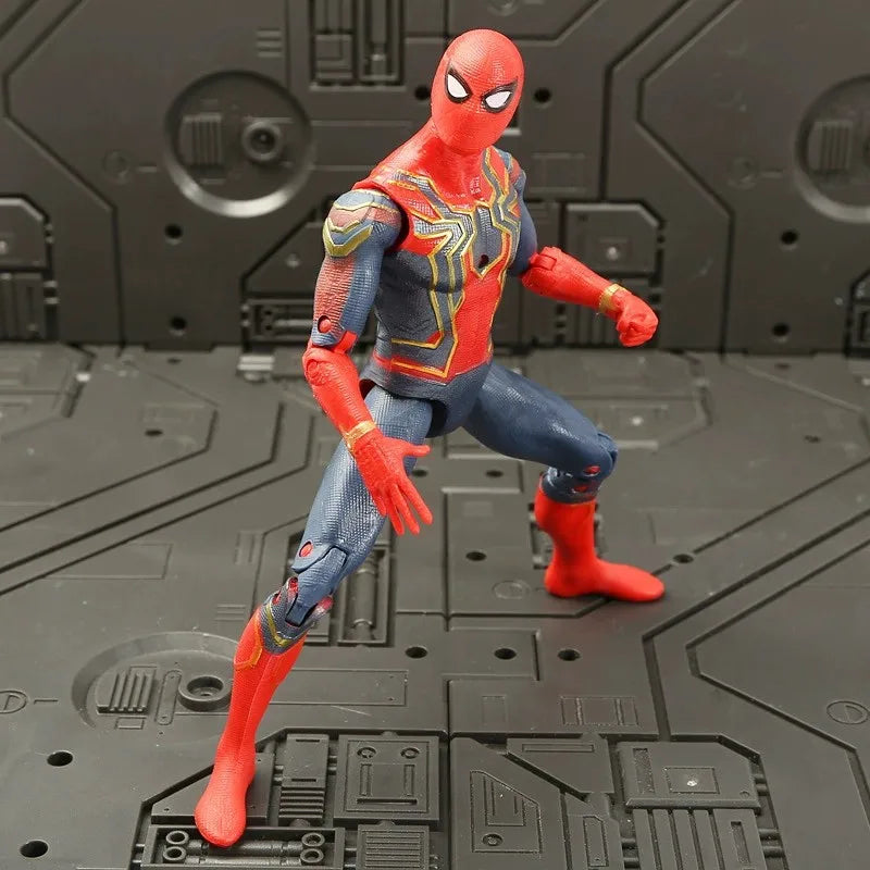 Avengers Hero Loki Spiderman Endgame Action Figure Ironman Thanos Antman Thor Model Props Collection Toy 15-17cm