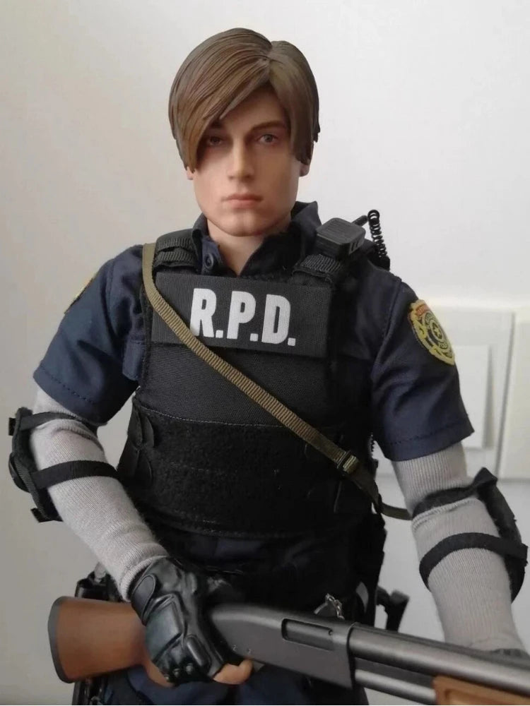 Genuine Dams030 Leon S Kennedy Resident Evil 2 In Stock Remake Rpd Police Model 1/6 Collectible Action Figure Gift Ornament