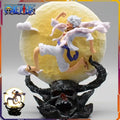 14см One Piece Аниме Фигурка Nika Monkey D Luffy Gear 5 с Moon Light Екшън Фигурка Статуя Модел Колекция Играчки Подаръчни Орнаменти
