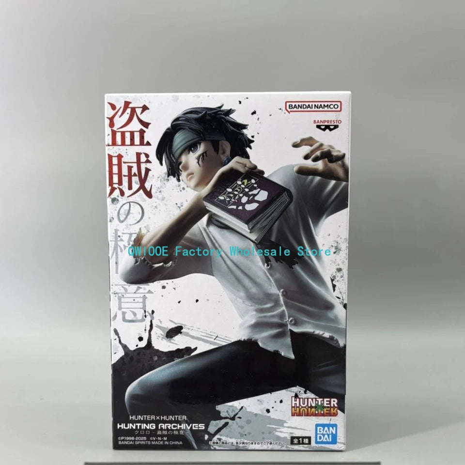 Original Genuine Banpresto Hunter Hunter 18cm Chrollo Lucilfer Action Figures  PVC Statue Collection Ornament Kids Toy Gifts