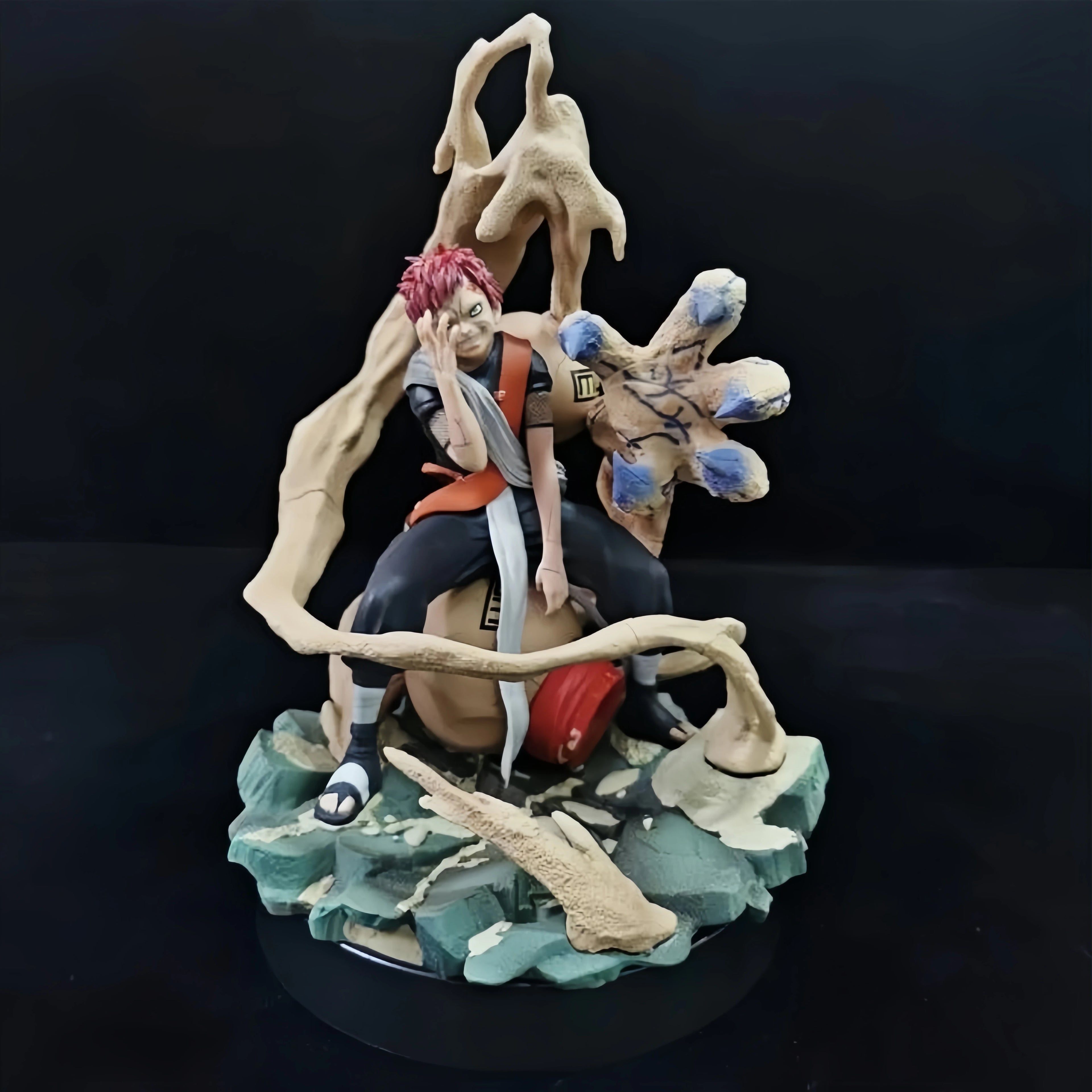 Naruto Anime Figures Gaara Battle version Action Figure Model PVC Figurine Collection Desktop Decoration Children's Toy Gifts