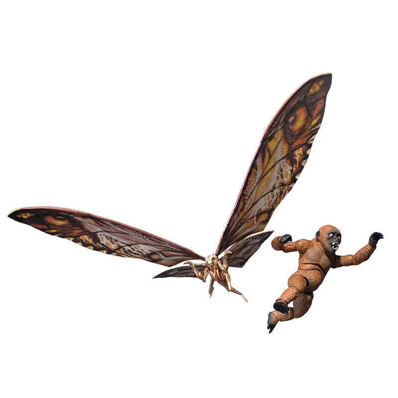 Bandai Genuine SHM Godzilla vs Kong: The New Empire Suko& MOTHRA (2024) Anime Action Figure Model Toys Ornaments Gift Children