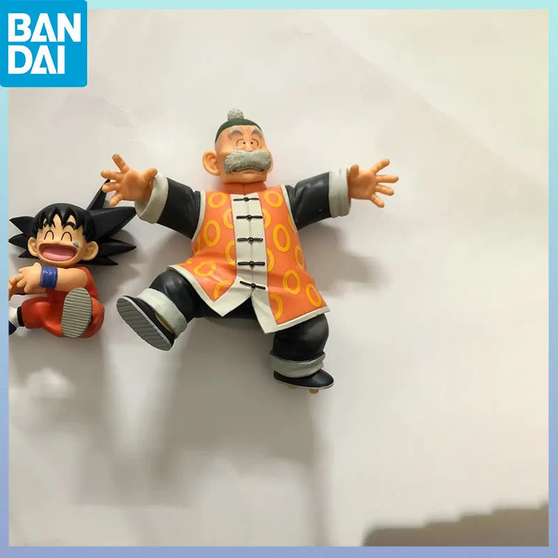BANDAI Ichiban Kuji Dragon Ball Revible Moment Last One Prize Goku Grandpa Gohan Anime Scene Figurine Action Figure Model Toys