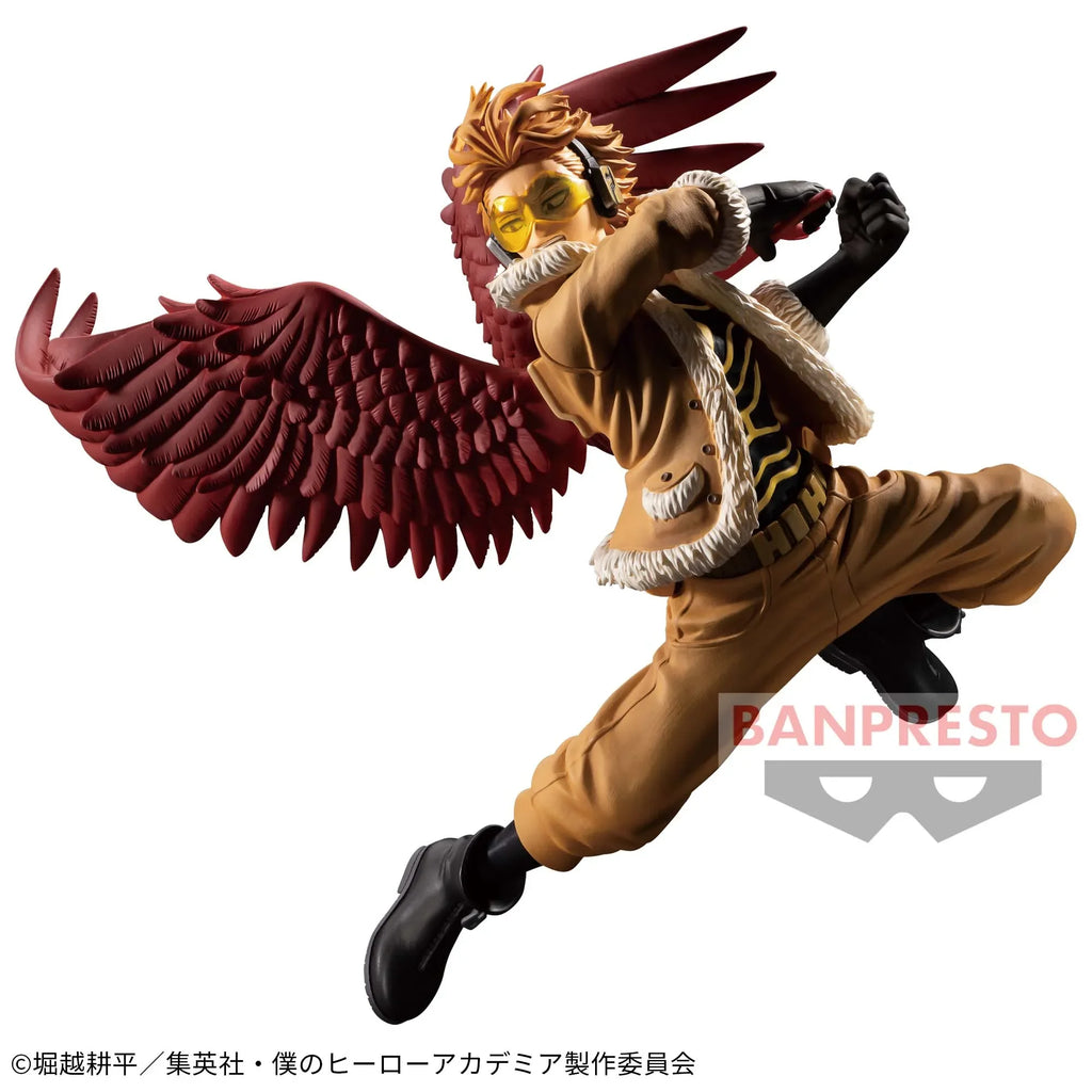 Auf Lager Original BANDAI BANPRESTO My Hero Academia THE AMAZING HEROES PLUS HAWKS Ver. PVC Anime Actionfiguren Modell Spielzeug Geschenke
