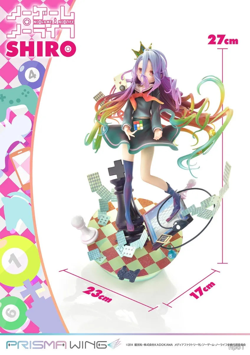 【Original】Prime 1 Studio PRISMA WING PWNGNL-01P NO GAME NO LIFE Shiro 1/7 Beautiful Model Toy