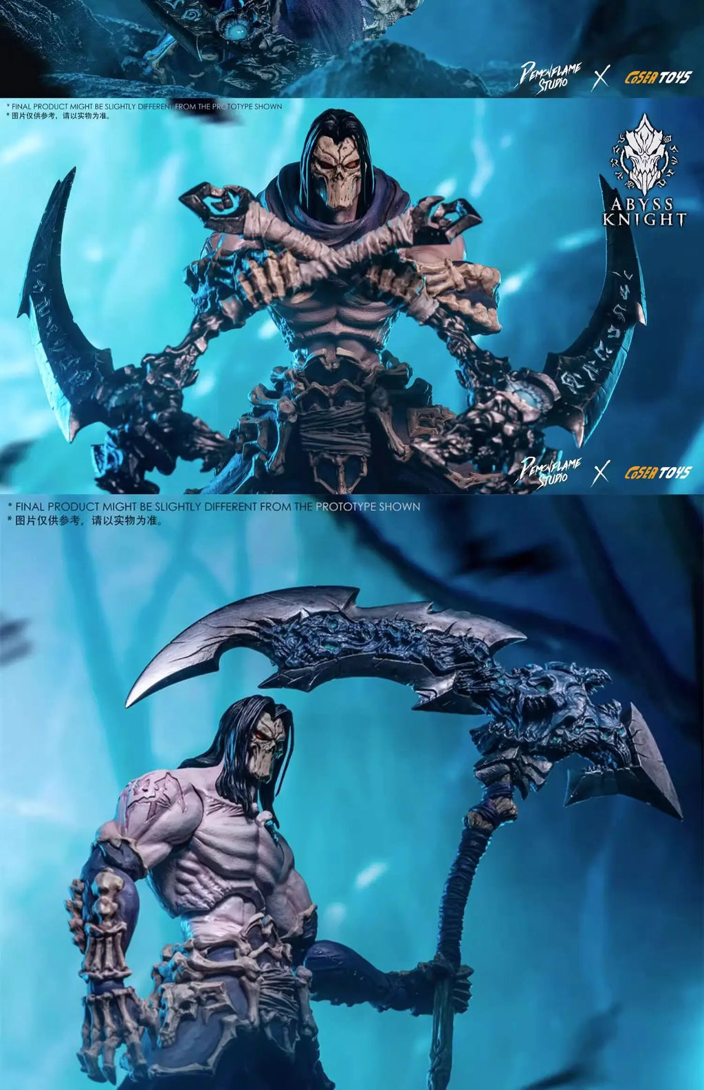 【 in Stock 】 Magic Fire Studio&COSETROYS Dark Bloodline Abyssal Knight 6-inch Cloth Clothes Super Movable Figurine