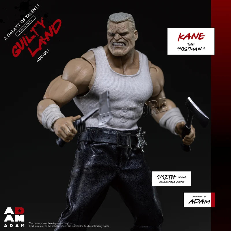 24-hour Delivery Evil City Postman Kane 1/12 Action Figures, Toys, Gifts, Collections, Fan Hobbies