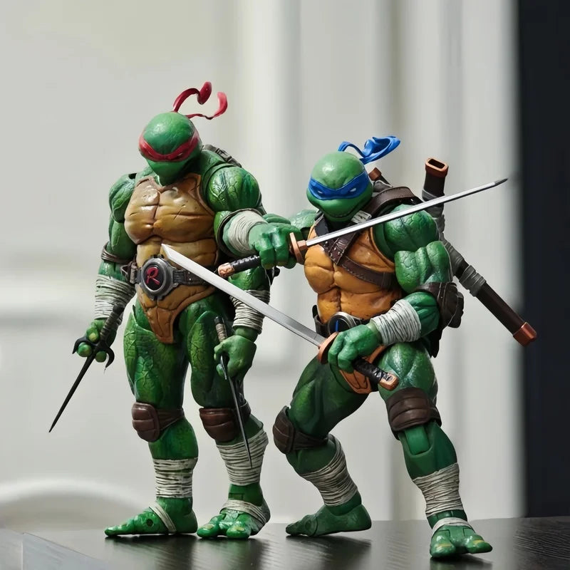 Hot Original In Stock Spirit Machine Soul Ninja Raphael Leonardo Action Figure Anime Model Desktop Collection Ornament Toys Gift