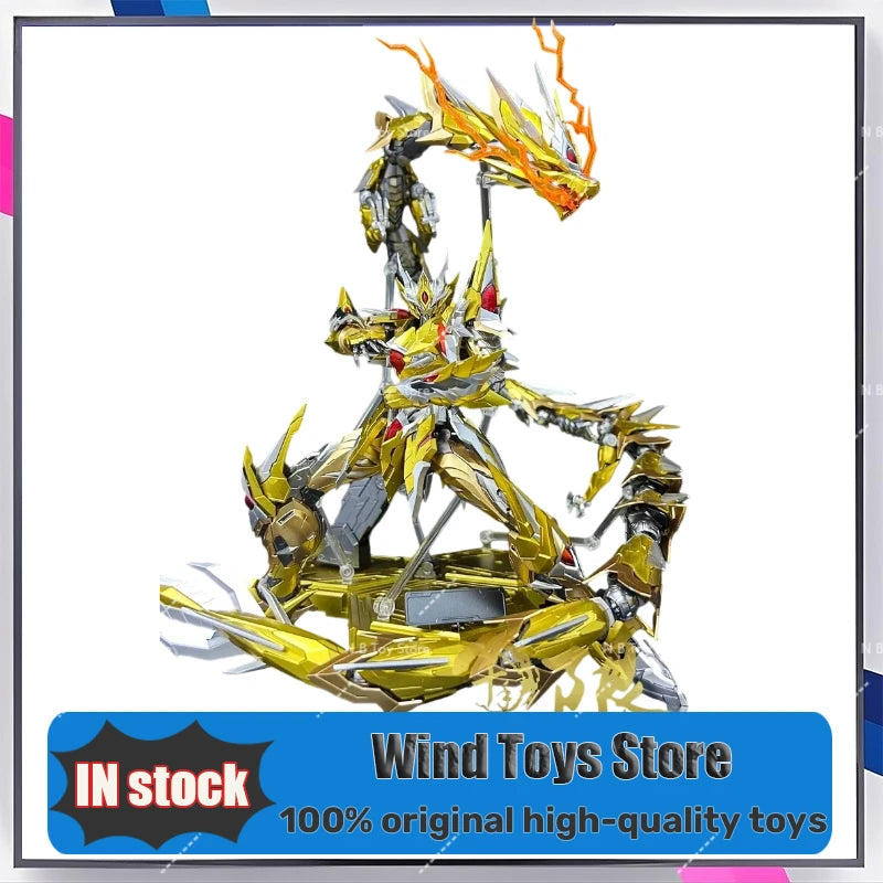 Motor Core Mnp-xh03 Mecha AaoBing Blue Dragon Black Gold Model Kit Action Figure Metal Frame Collectible Toy for Gift