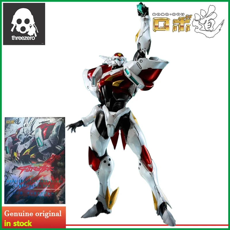 Threezero Original Finished Mecha Tekkaman Blade Zinc Alloy Collectible Model Super Realistic Painting Boys and Girls Toys Gift