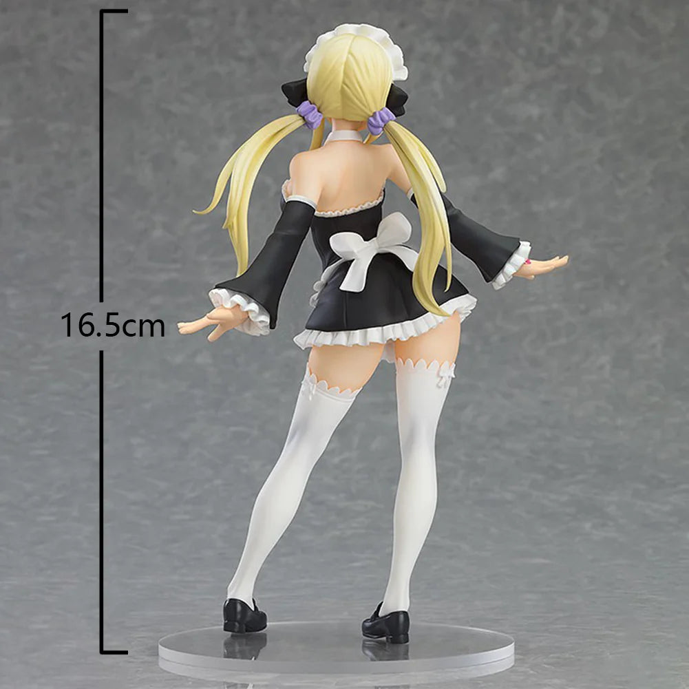 16см Луси Хартфилия Аниме Фигурка Дева Изправена Прислужница Рокля Модел Екшън Фигурка Луси Двойна Конска Опашка Статуя Кукла Декор Орнаменти