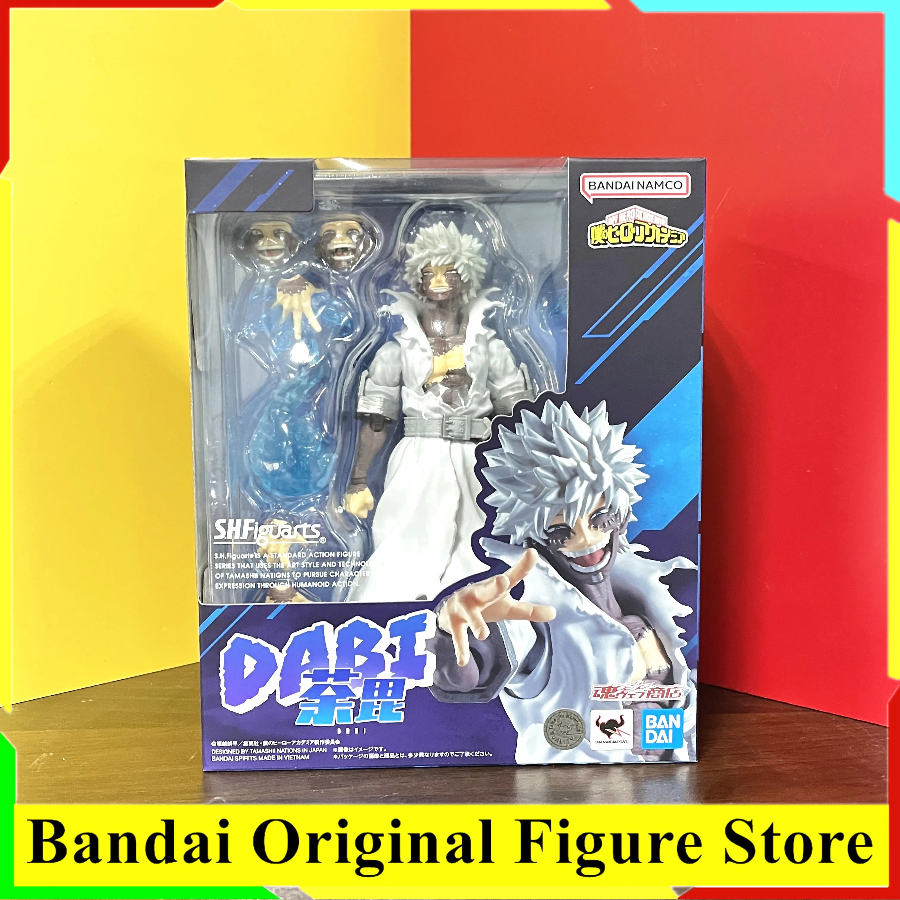 Original BANDAI S.H.Figuarts Dabi My Hero Academia Action Figure Toys PVC Model Collection Anime Boku no Hero Academia Figurine