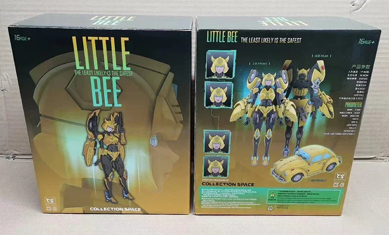 Ln Stock CollectionSpace CS-01 Transformation Bumblebee Mobile Suit Girl 17.5CM Anime Figures Model Action Figures Toys Gifts