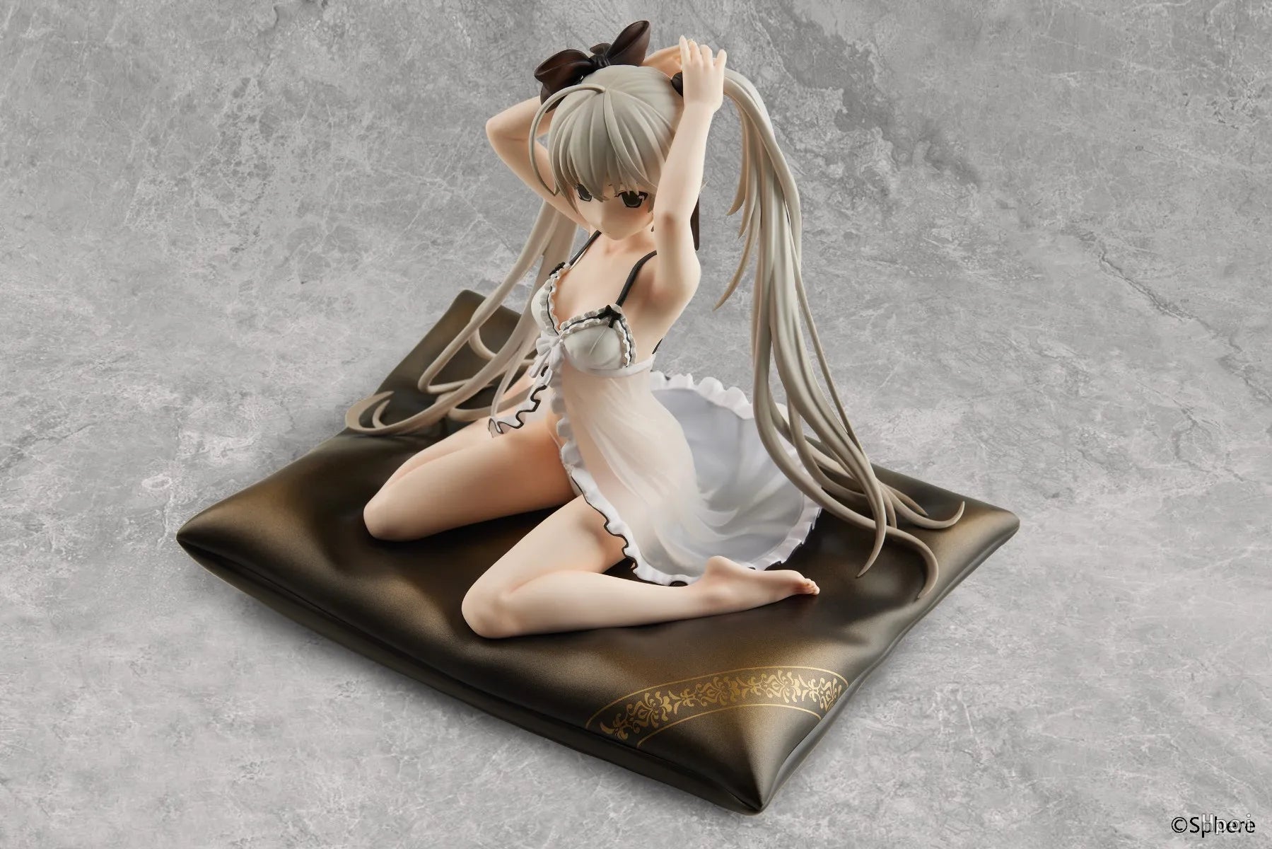 16CM Anime Yosuga no Sora Kasugano Sora Figure Pajamas Sitting Posture  Cute Model Toy Girl Gift Collection Ornaments PVC