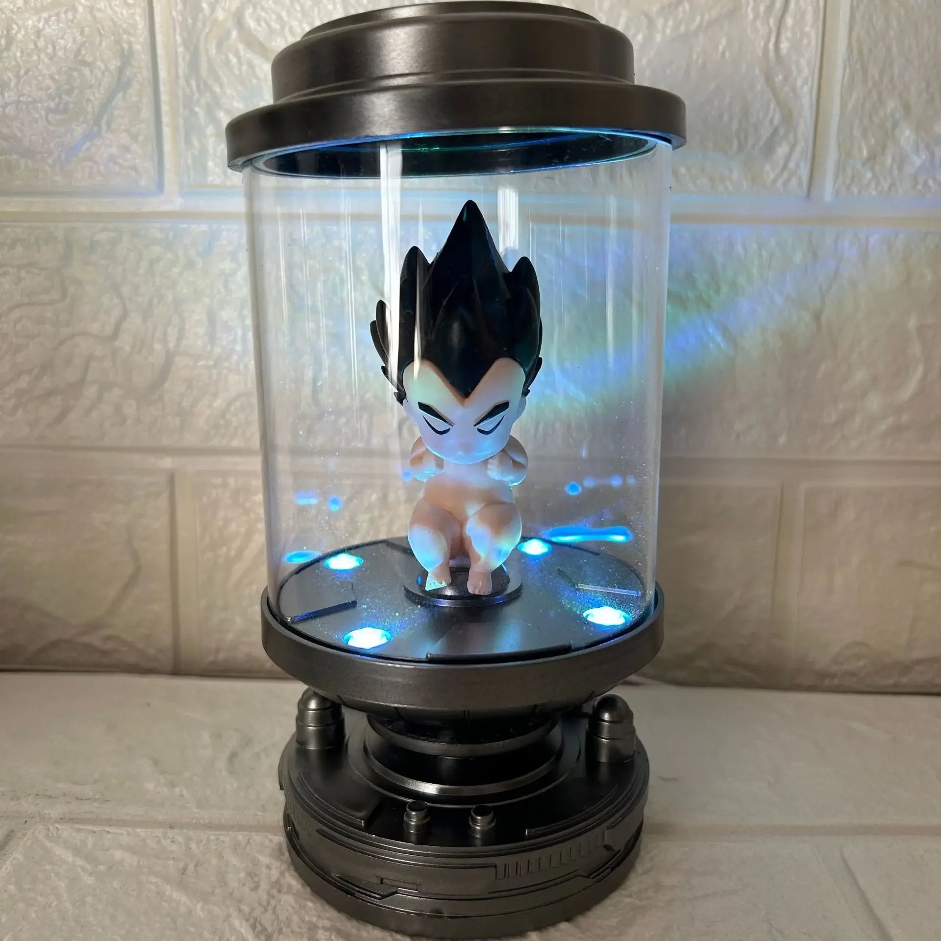 Dragon Ball Q Version 15cm bébé Son Goku végéta Brolli cellule luminescente Anime Figurine décoration de voiture ornements de