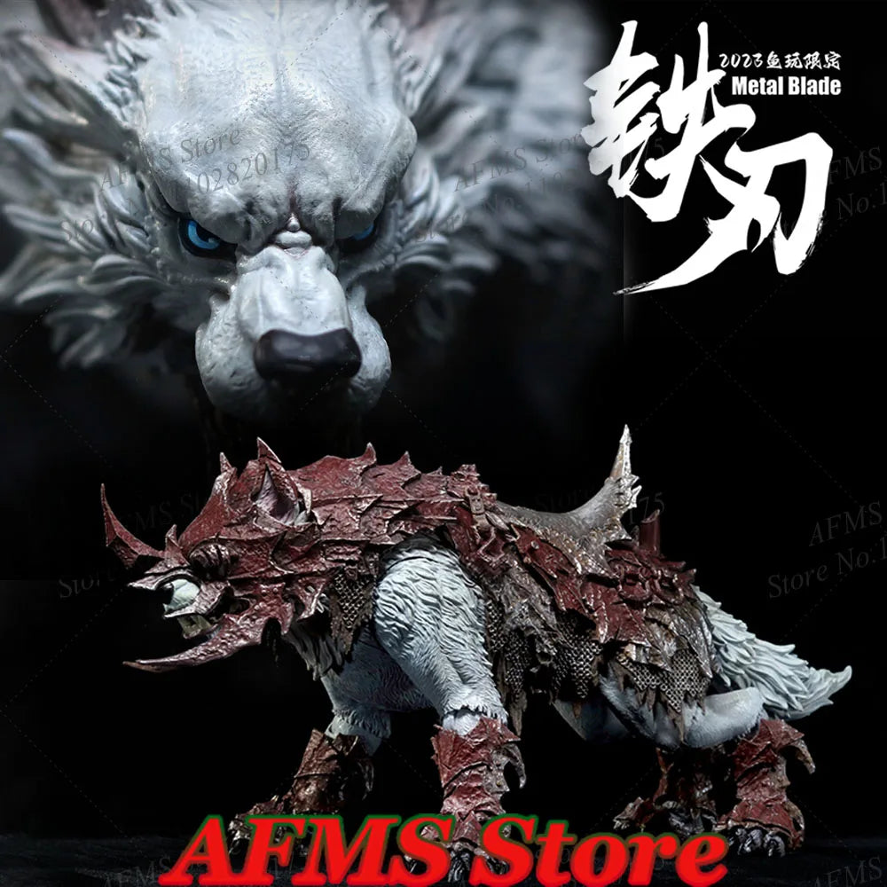 Limited Edition FishToys D20 1/12 Scale Collectible Figure Metal Blade Giant Wolf Mount Wilderness Wolf Full Set Action Figure