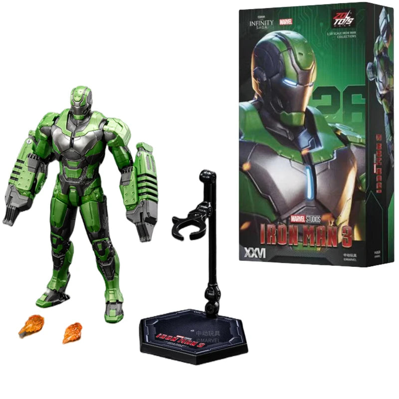 ZDTDS Original Iron Man MK37 Hammerhead MK12 MK38 Igor MK9 Iron Patriot War Machine legends Avengers Action Figure Collect Toy