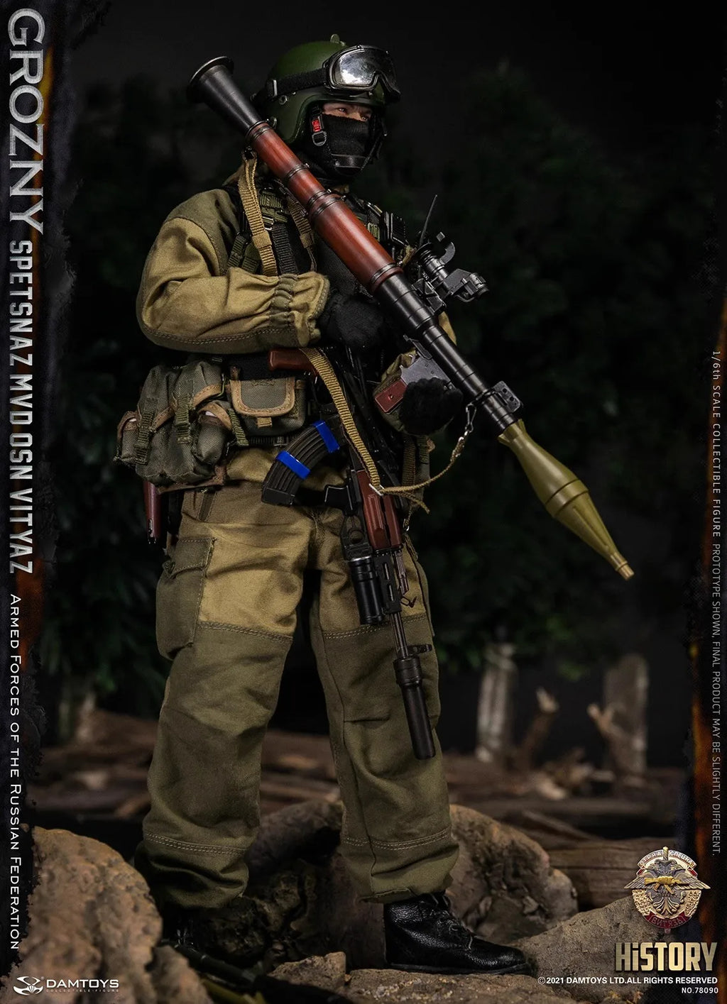 DAMTOYS DAM 78090 1/6 Soldier Doll SPETSNAZ MVD OSN Vityaz GROZNY Full Set 12'' Action Figures Model Toy In Stock