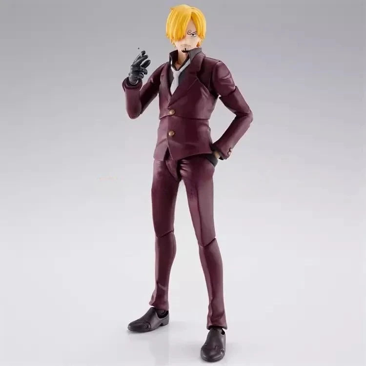 100% Original Bandai SH Figuarts SHF One Piece Sanji The Raid On Onigashima In Stock Anime Action Figure Model Toy Collection