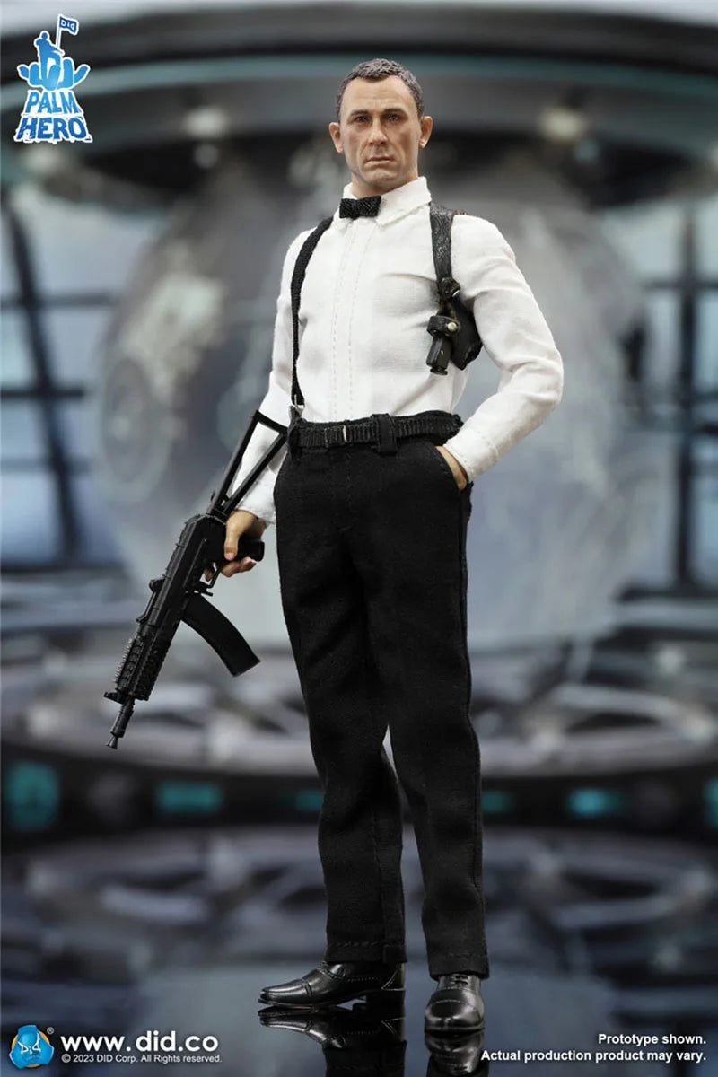 DID XT80018 1/12 Scale MI6 Agent Jack Action Figure Suit Ver. Palm Hero Male Soldier Action Figure Full Set Collectible Model