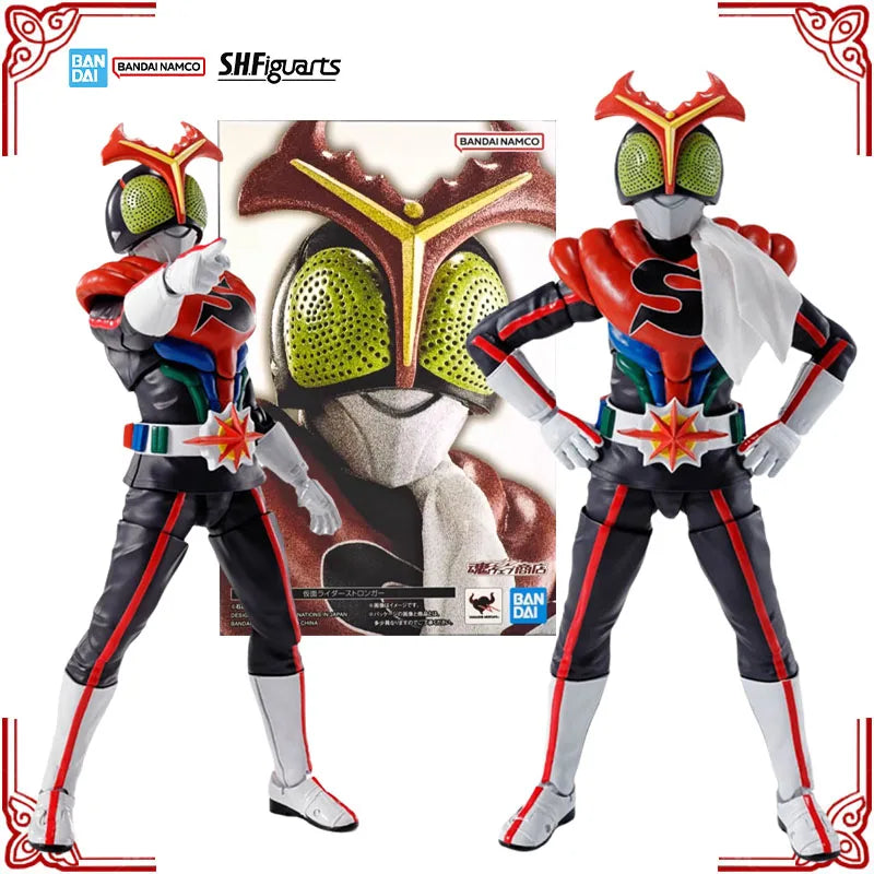 In Stock Genuine Bandai Kamen Rider Model Kit SHF Kamen Rider Stronger Anime Action Figure Collection Finished Model Toys Gifts