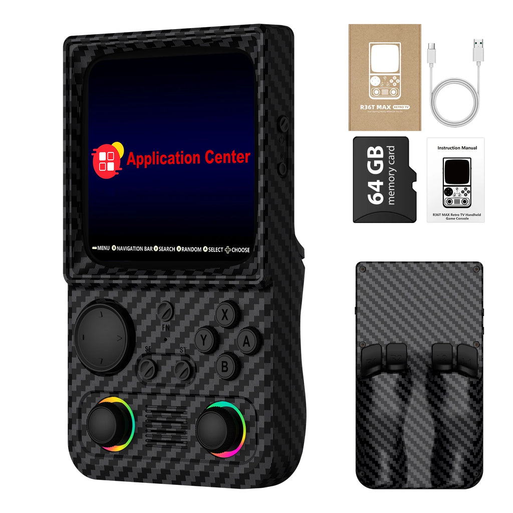 AISLPC R36T MAX Retro Handheld Game Console EmuEMEC System 20000+Games 4.0'' IPS Screen Supports 5G Portable Pocket Video Player