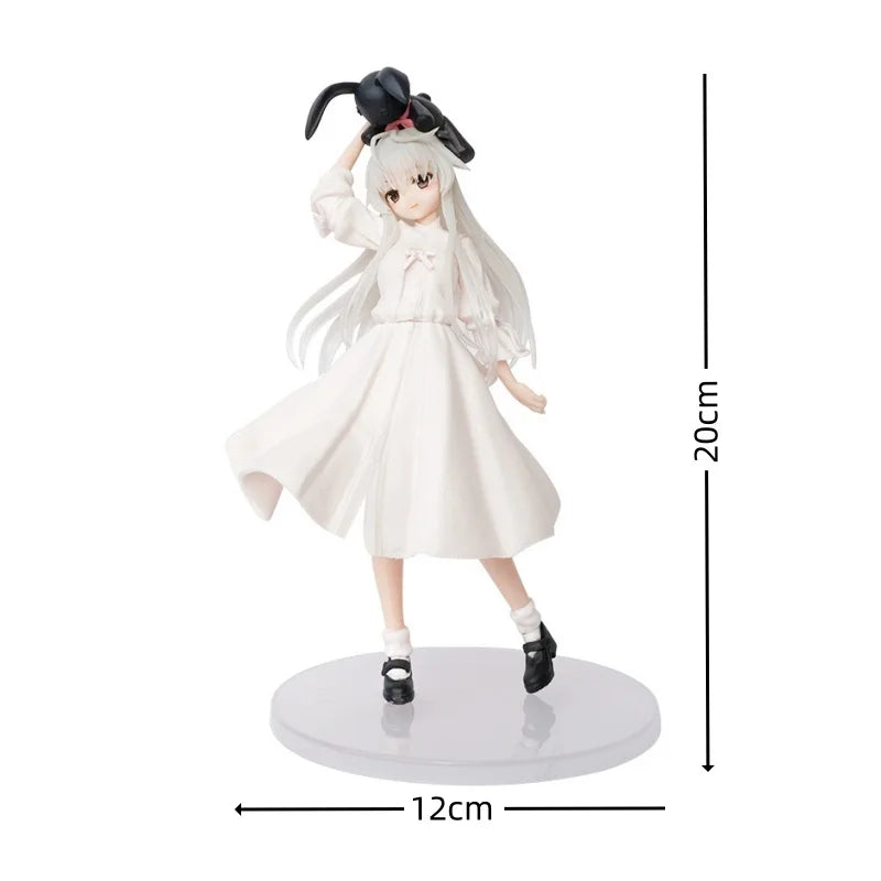 Anime Figure Cartoon kawaiii Yosuga no Sora Kasugano Sora sitting position Action Figure Host Computer Chassis Decor car Ornamen